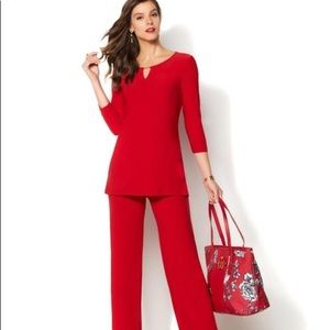 Iman global luxury resort tunic palazzo pant set